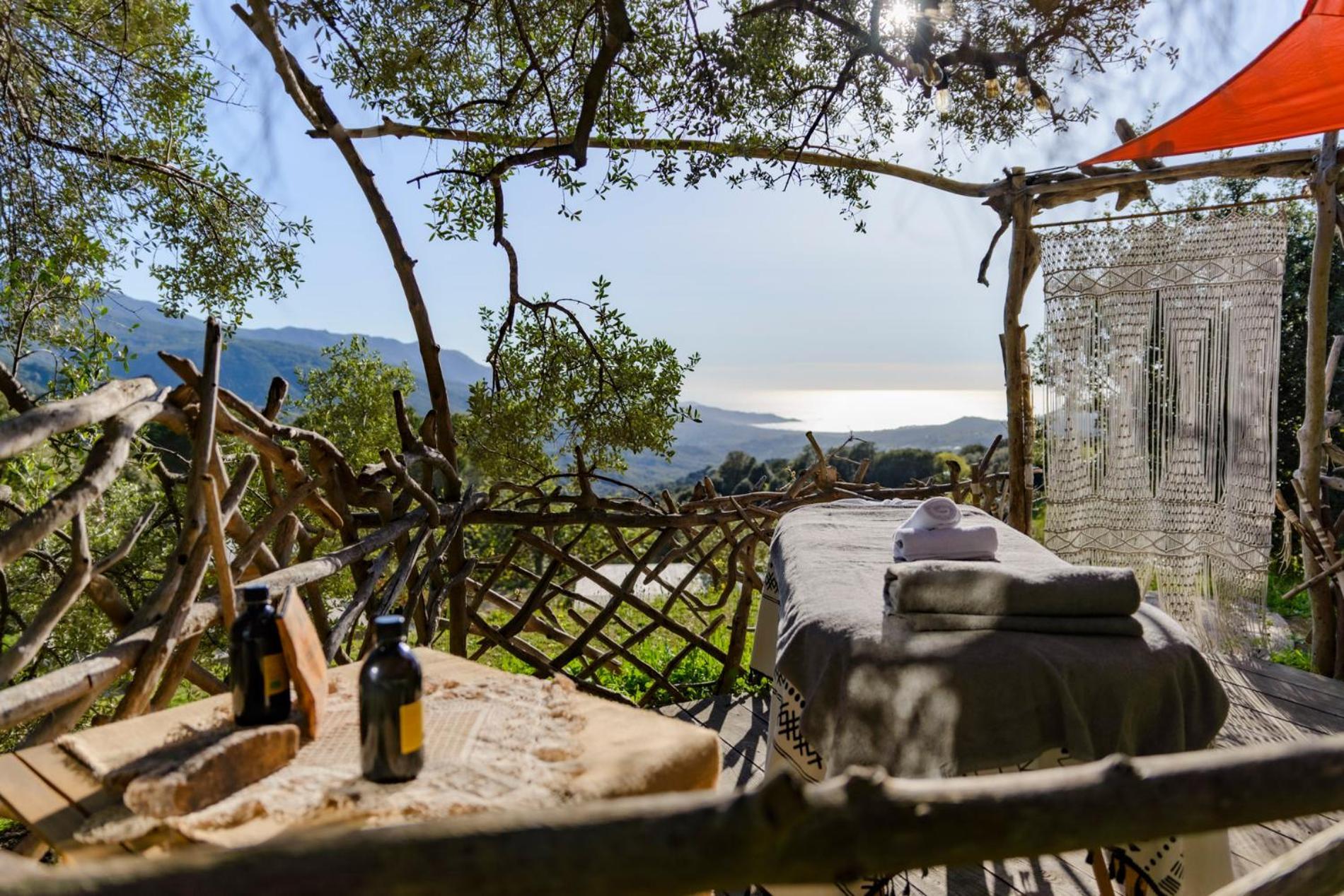 Terre De Maquis, Maison D'Hotes Vue Mer Corse Sari-D'orcino Exterior foto