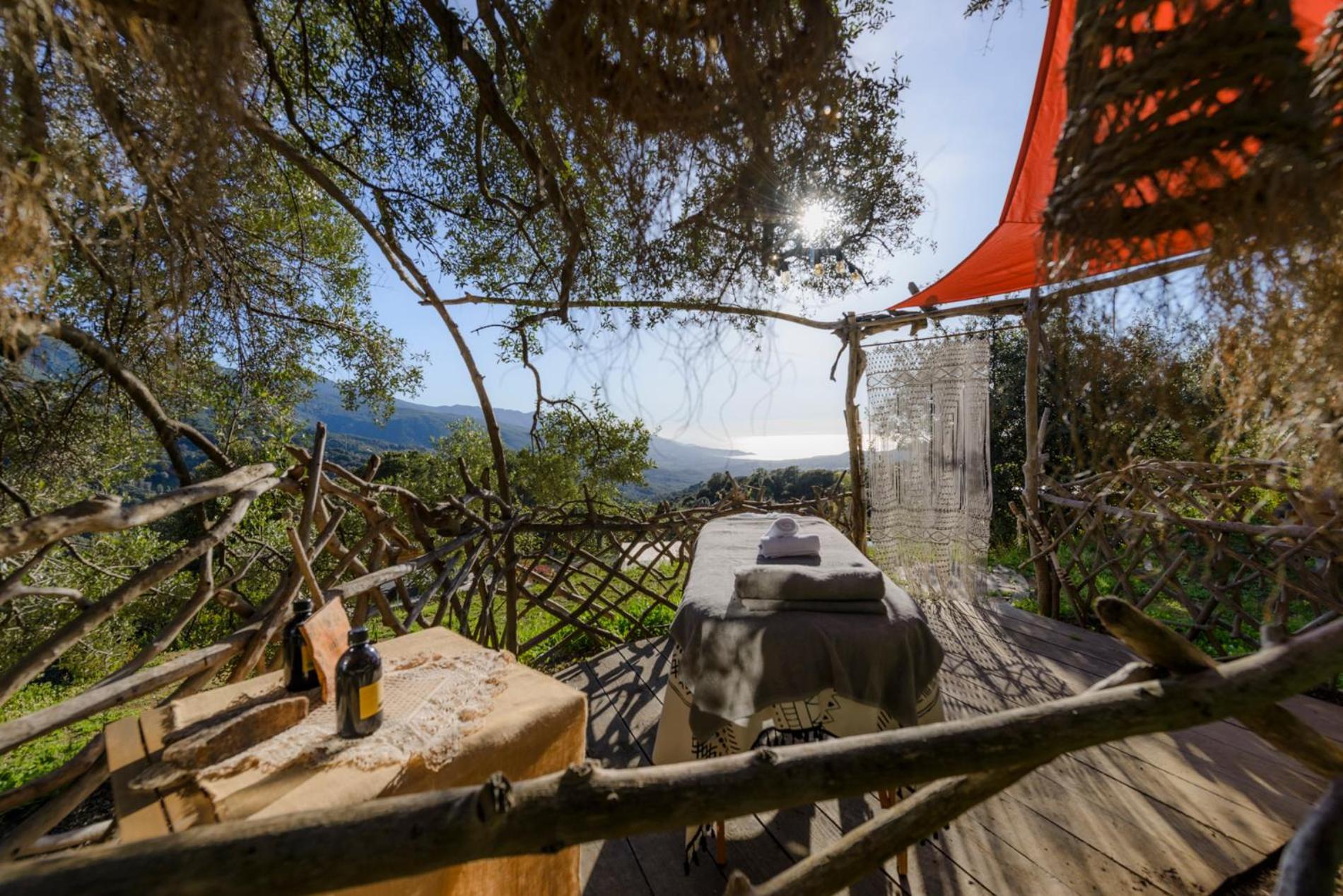 Terre De Maquis, Maison D'Hotes Vue Mer Corse Sari-D'orcino Exterior foto