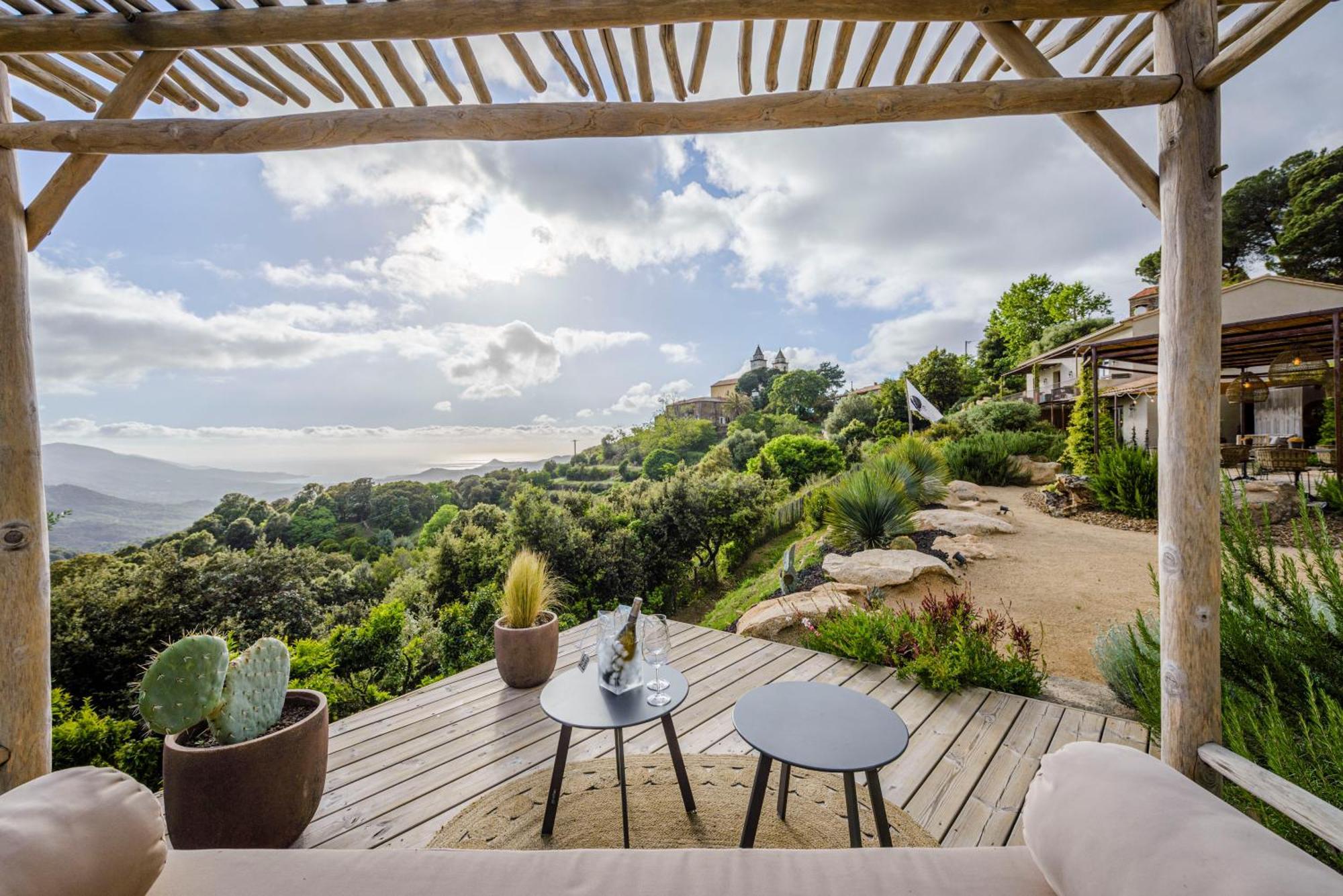 Terre De Maquis, Maison D'Hotes Vue Mer Corse Sari-D'orcino Exterior foto