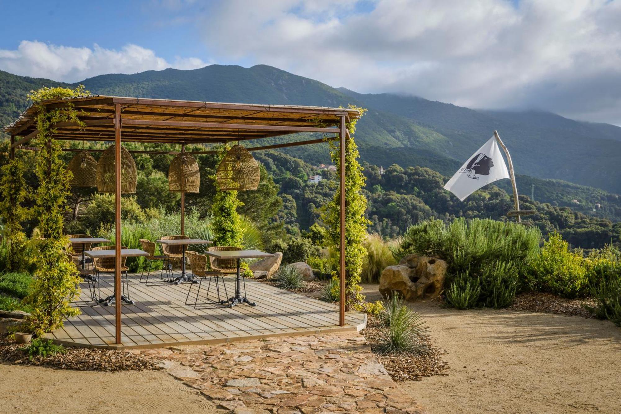 Terre De Maquis, Maison D'Hotes Vue Mer Corse Sari-D'orcino Exterior foto