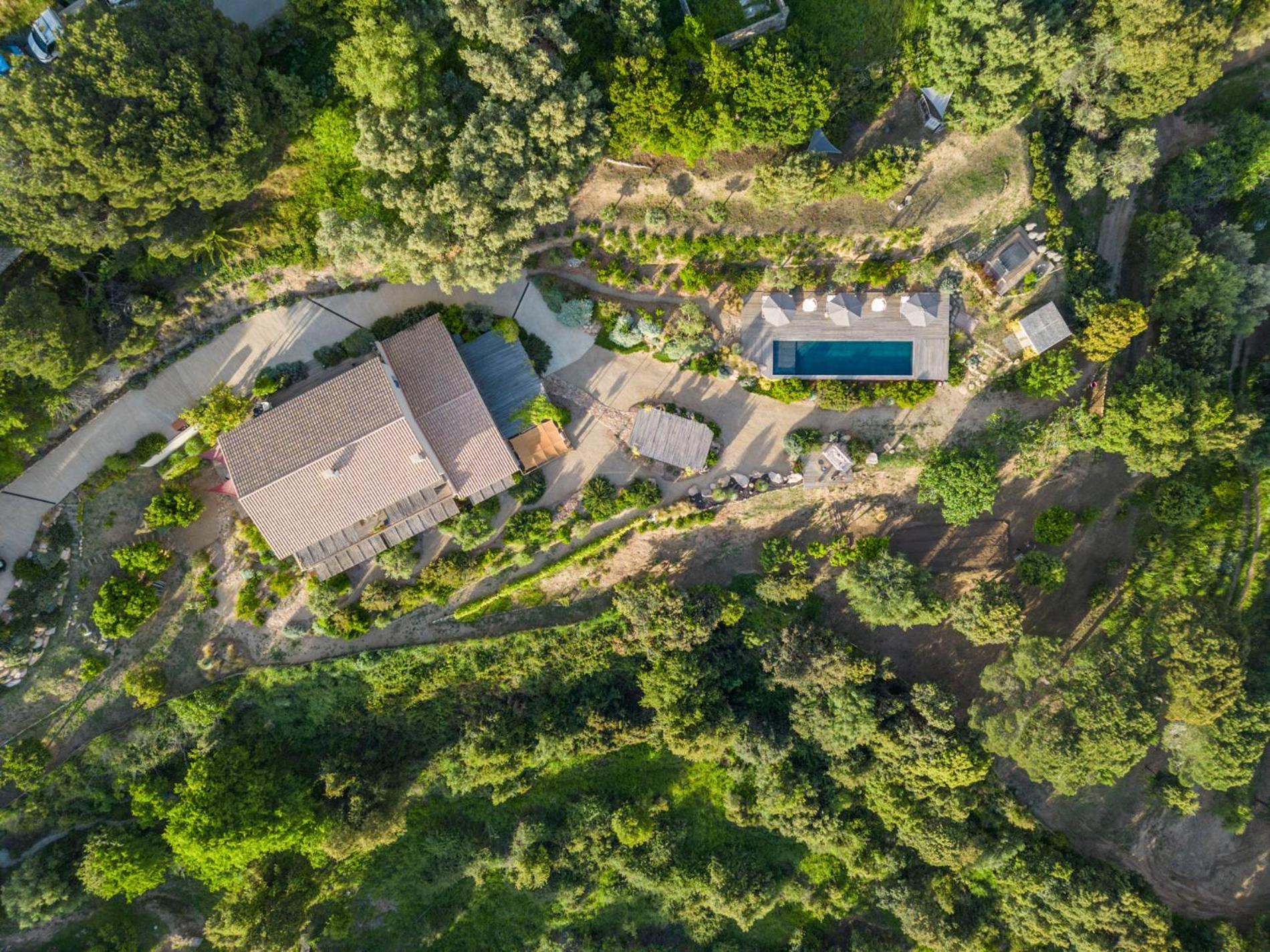 Terre De Maquis, Maison D'Hotes Vue Mer Corse Sari-D'orcino Exterior foto