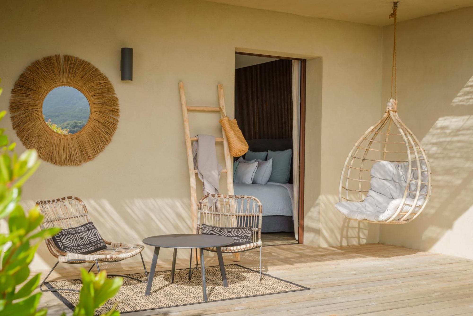 Terre De Maquis, Maison D'Hotes Vue Mer Corse Sari-D'orcino Exterior foto