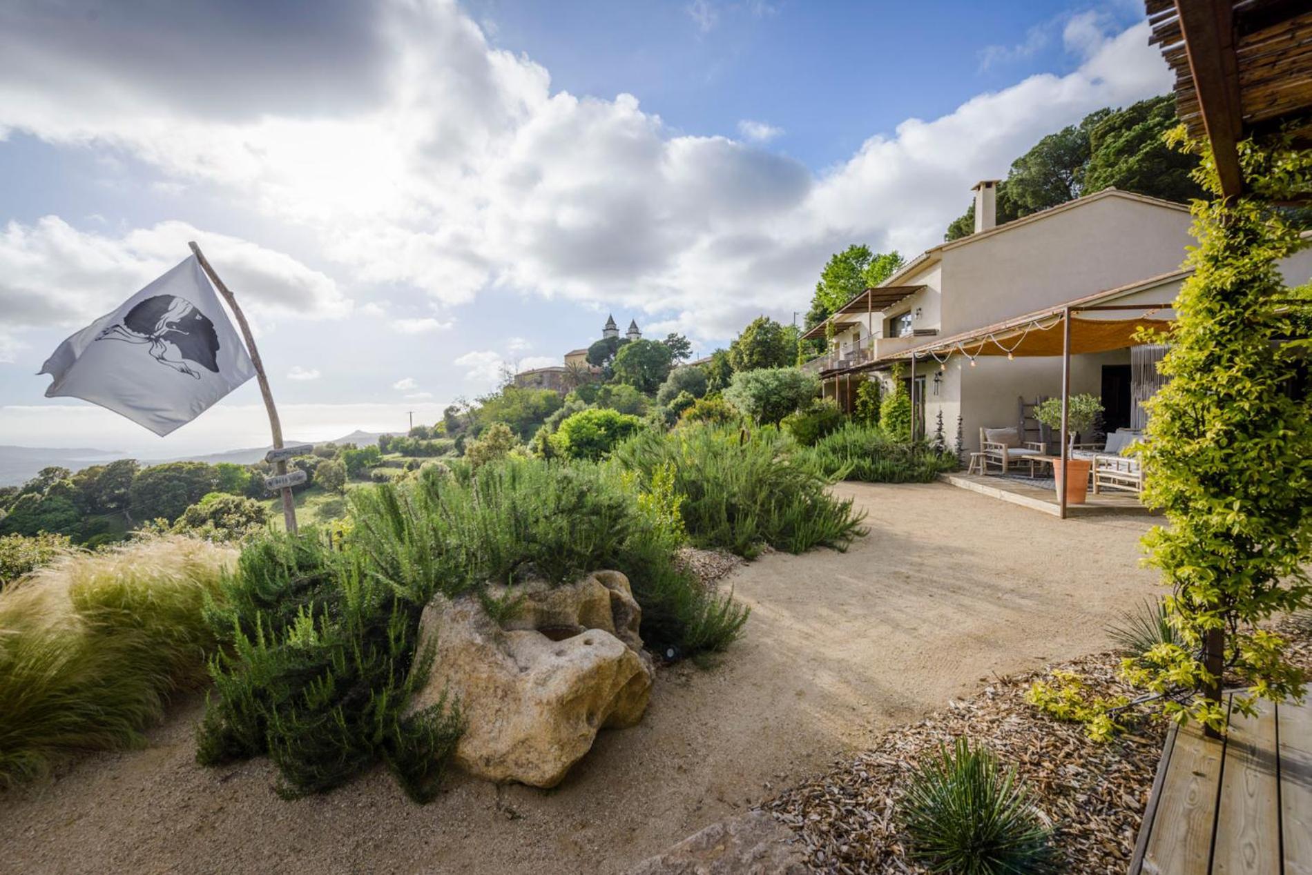 Terre De Maquis, Maison D'Hotes Vue Mer Corse Sari-D'orcino Exterior foto